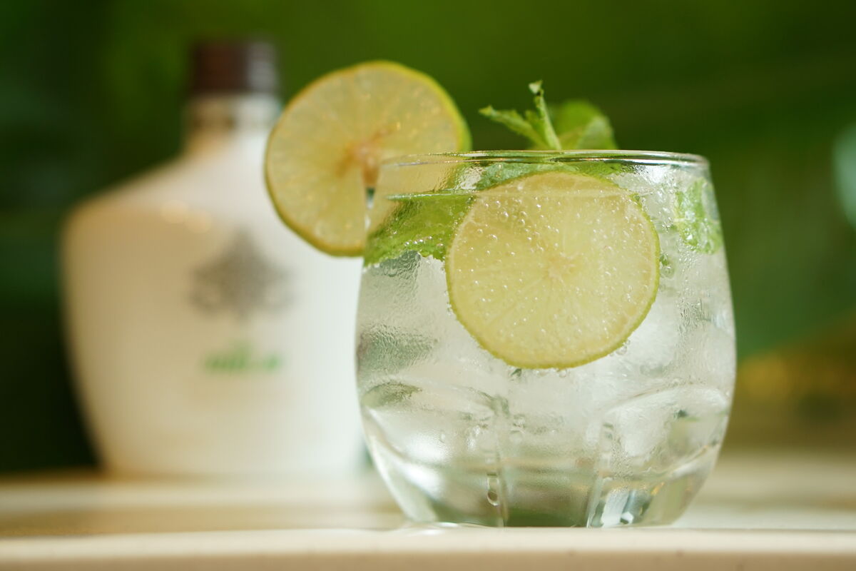 Coconut rum creation